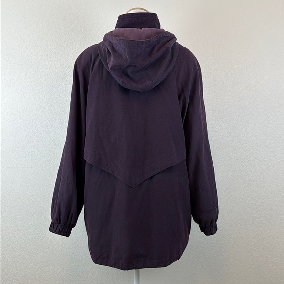 Fleet Street Ltd Purple Utility Jacket with High Collar and Relaxed Fit Large - Picture 5 of 11